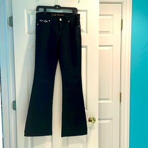 New with tags black flare jeans
